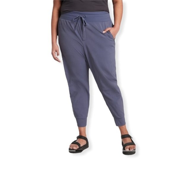 Athleta Pants - Athleta Trekkie North Jogger Pant Medieval Violet Gray Women's Plus Size 22